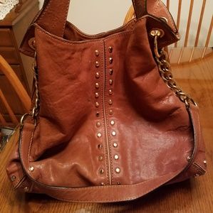 Michael Kors Uptown Astor Camel Bag